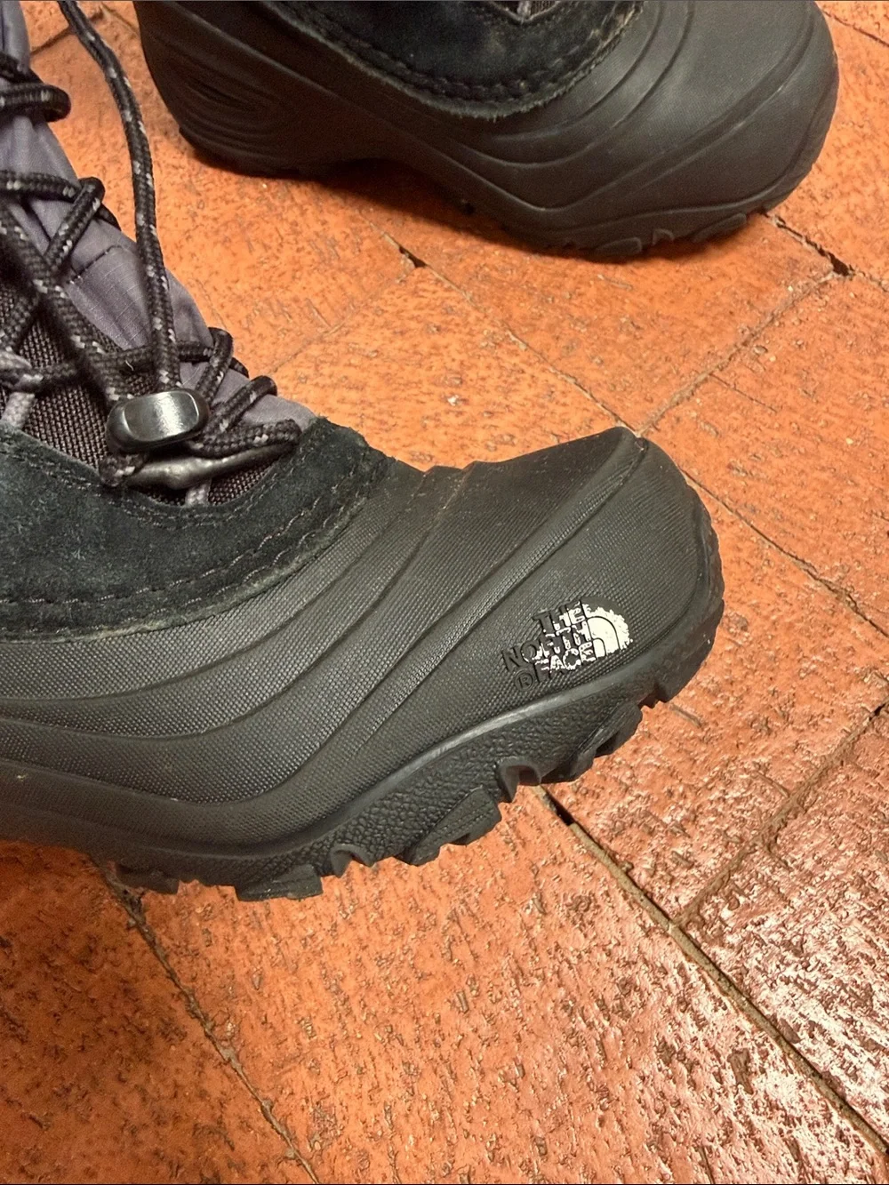 The North Face Kids Black/Gray Snow Boots